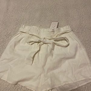 White dress shorts